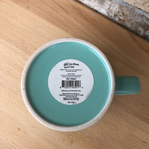Dr Seuss Oh The Places You'll Go Ceramic Coffee Te Mug 16oz - Picture 8 of 11